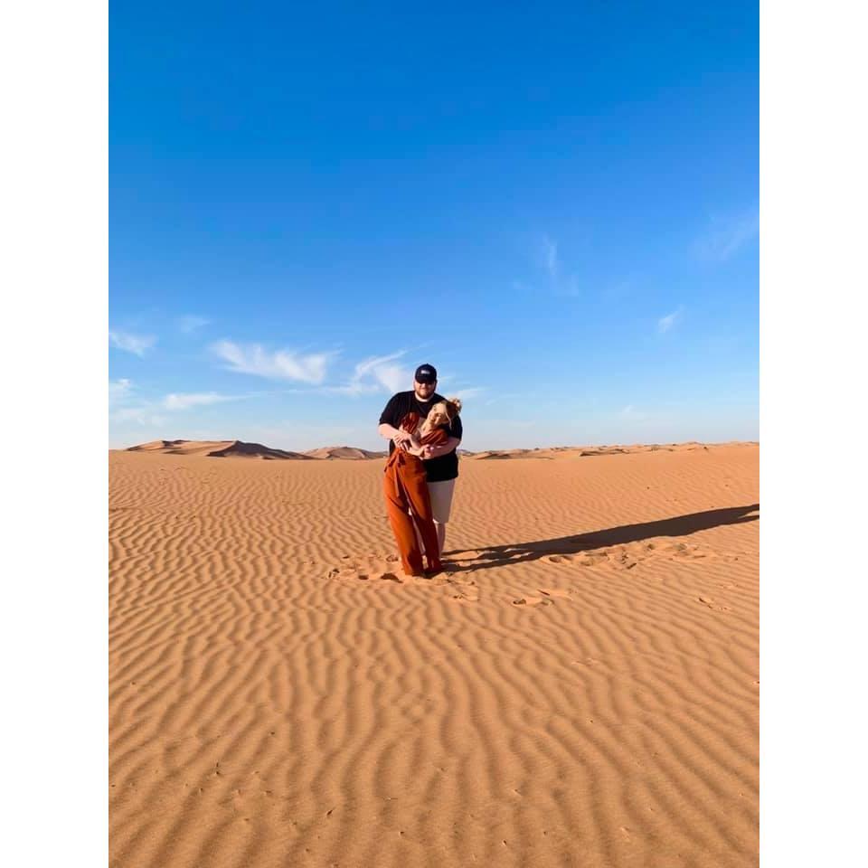 The beautiful deserts of Dubai.