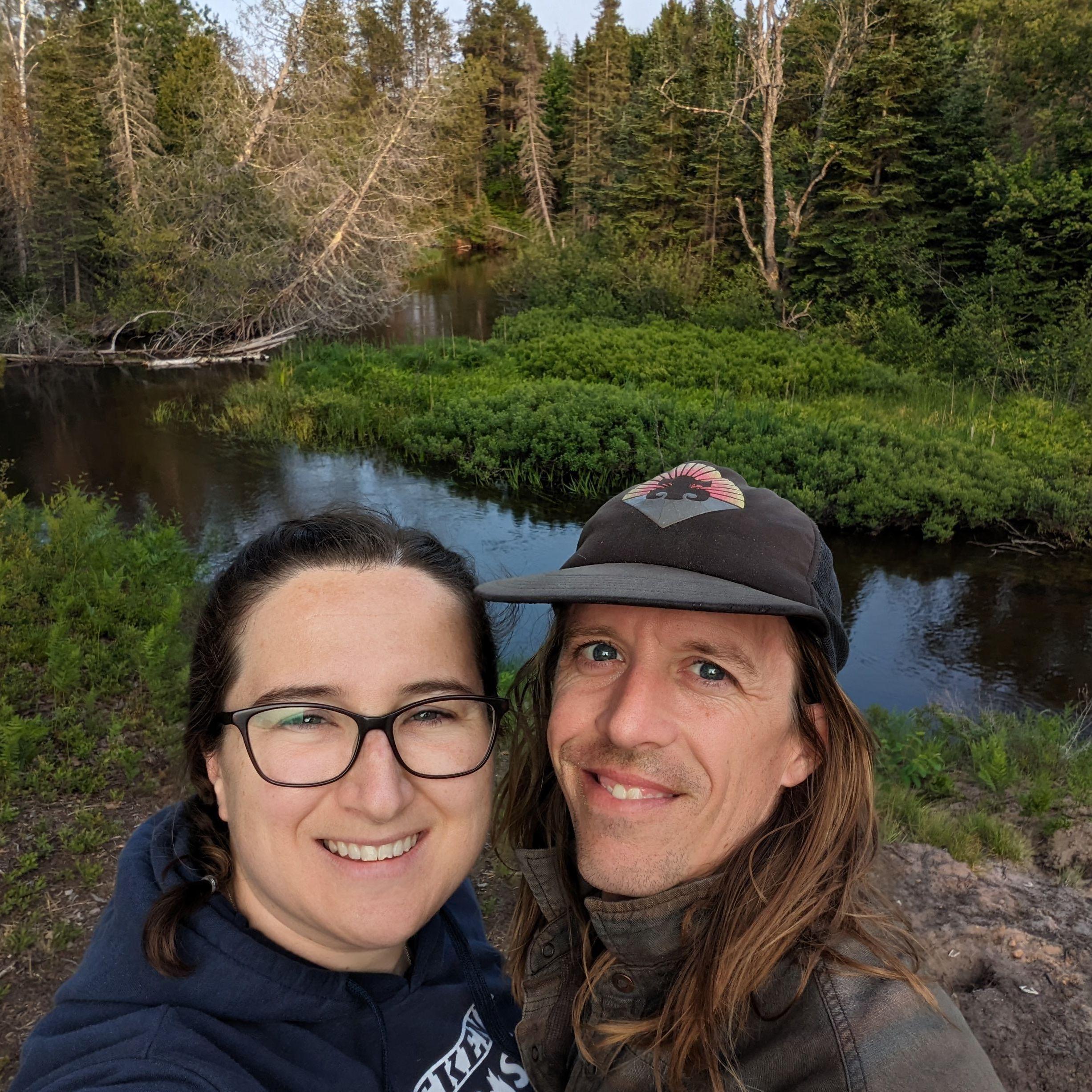 Camping in the Upper Peninsula of Michigan.