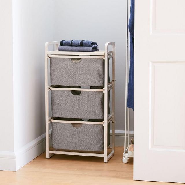Bamboo Shelves w/ Drawers