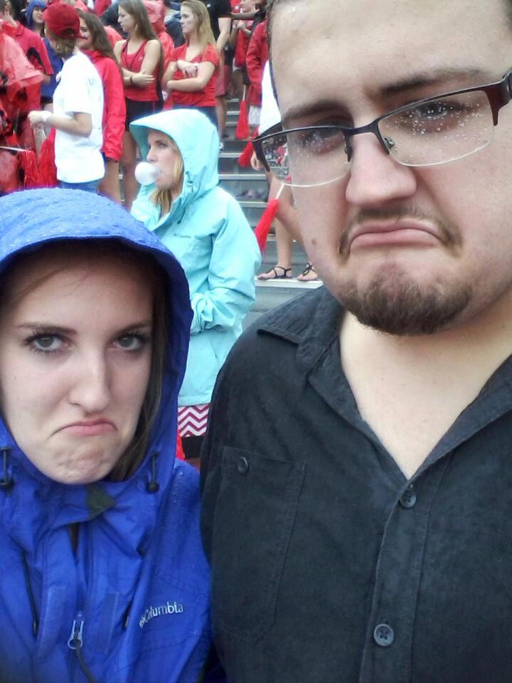 ...even in the rain