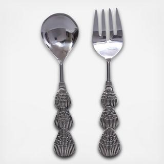 Coastal Life Salad Servers