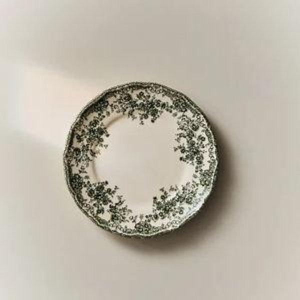 FLORAL EARTHENWARE SIDE PLATE