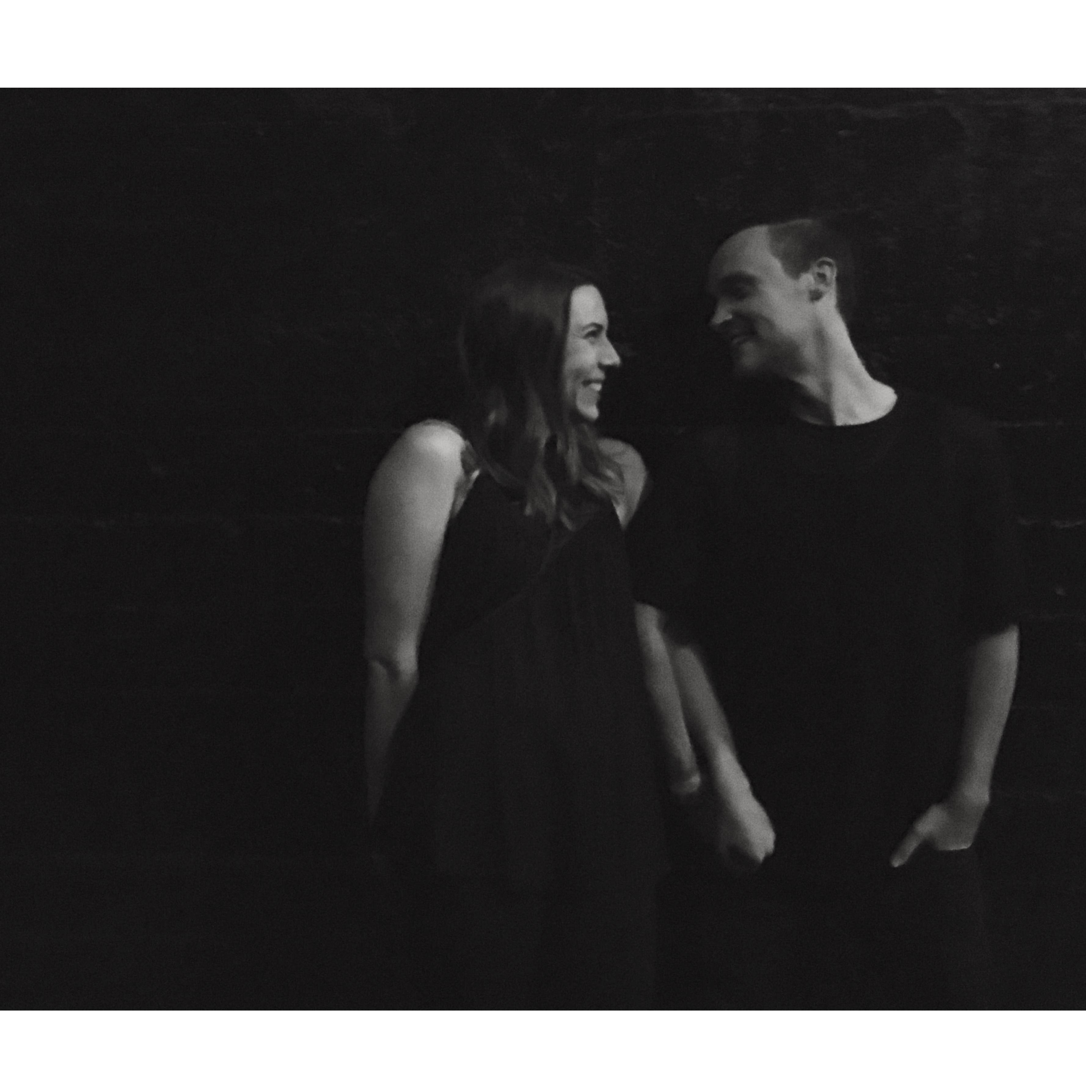 "Seeing Jeff after my 2 week solo trip to Italy...when I was sure I loved him" - Lauren