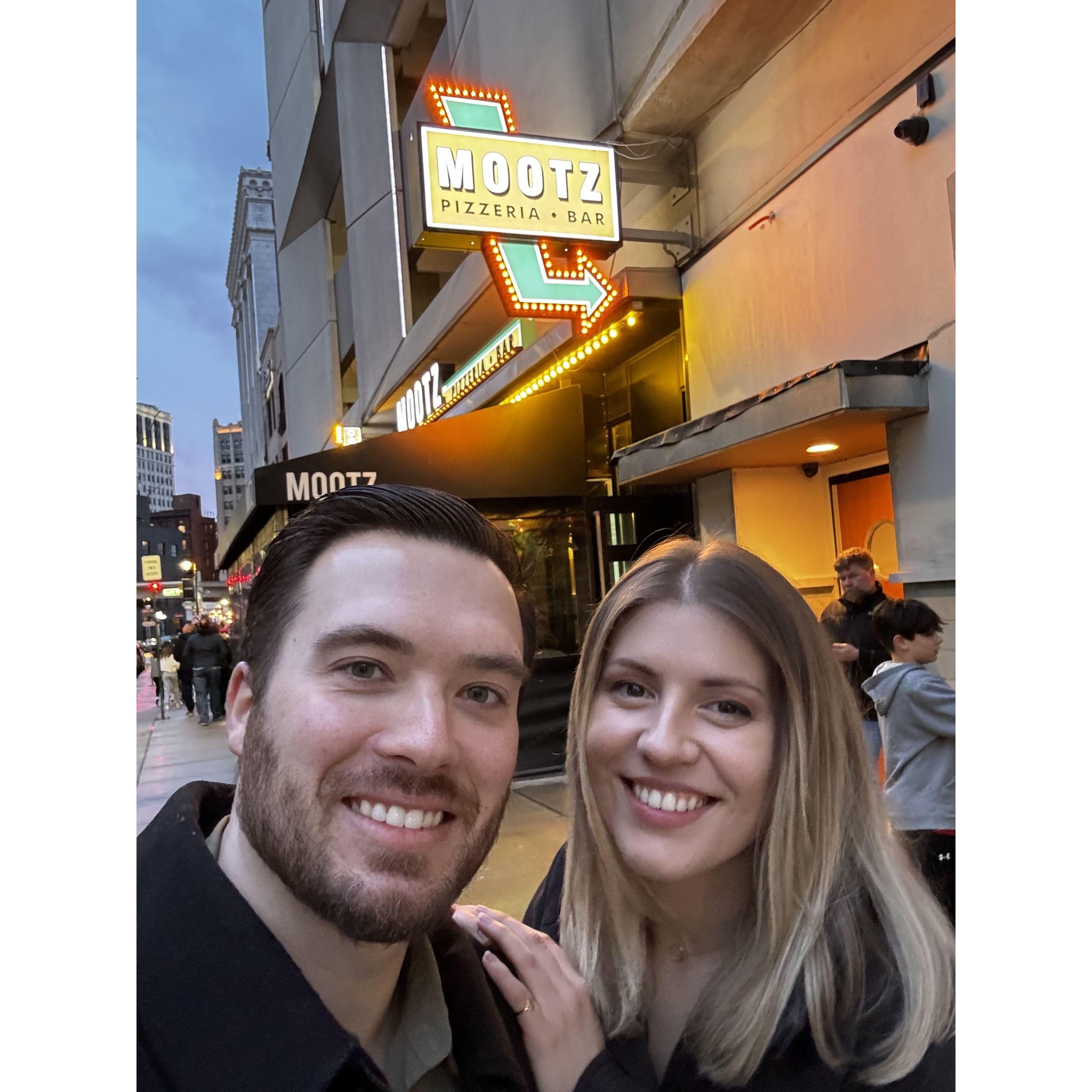 Mootz Pizzeria in downtown Detroit is one of our go-to spots for some delicious 'za!