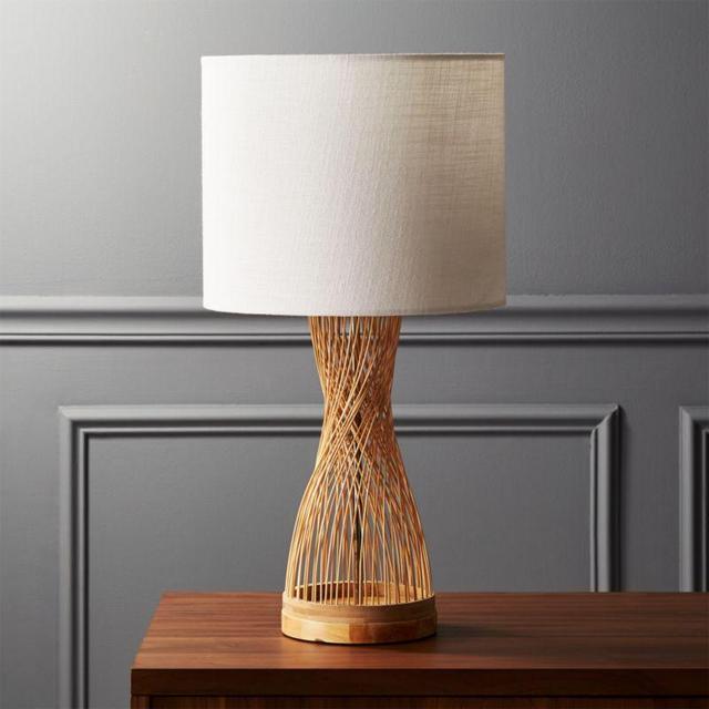 Rattan Table Lamp - CB2