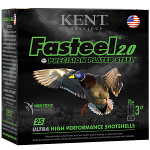 Kent Cartridge Fasteel 2.0 12 Gauge 3 1 1/8 oz 2 Shot K123FS322