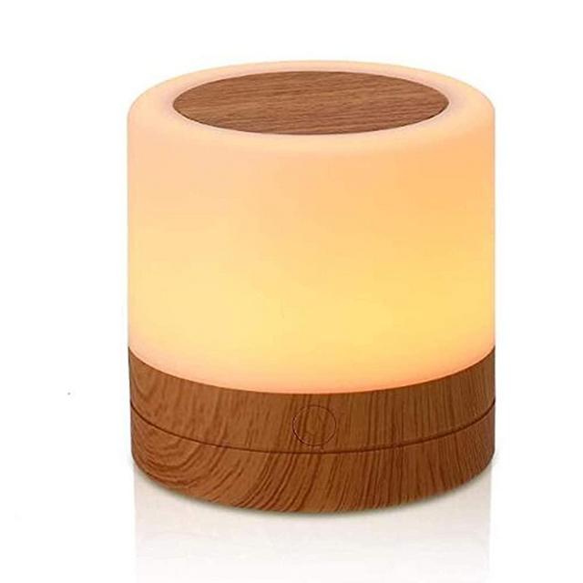 AMEXI Table lamp,Mini Night Light Touch Sensor Bedside lamp + dimmable Warm White Light,with USB Rechargeable Light,can be Used in Children's Bedroom, Living Room,Corridor(Color-1)