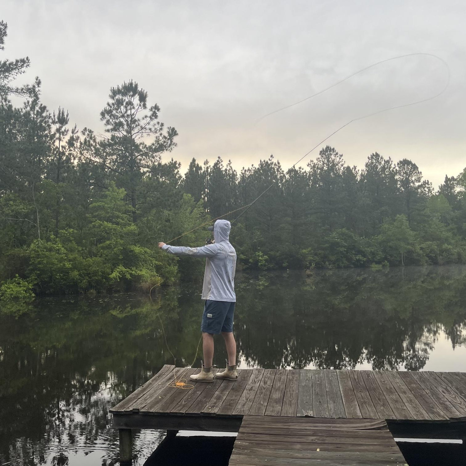 Kaine fly fishing