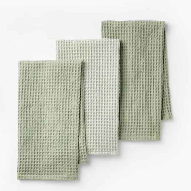 3pc Waffle Kitchen Towels - Figmint™