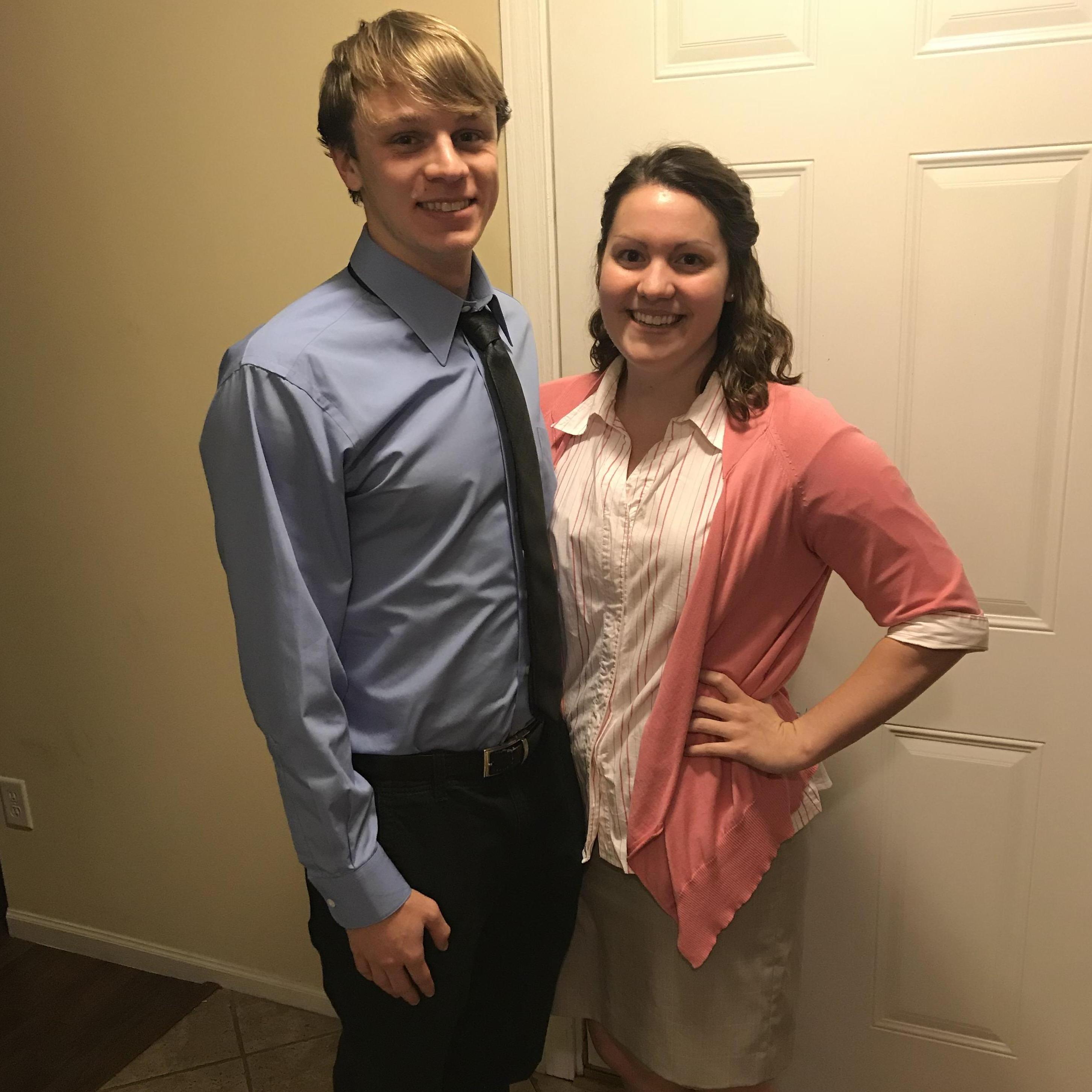 Jim and Pam from "The Office"