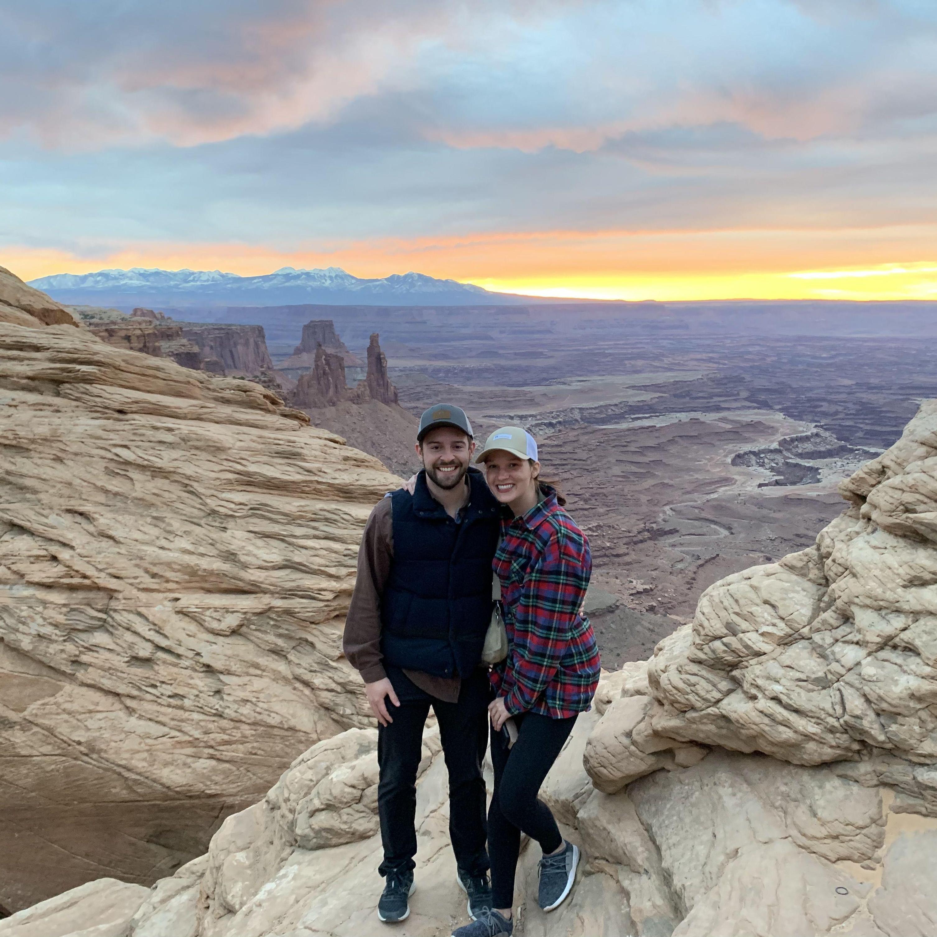 Sunrise Hike at Canyonlands in Moab, UT