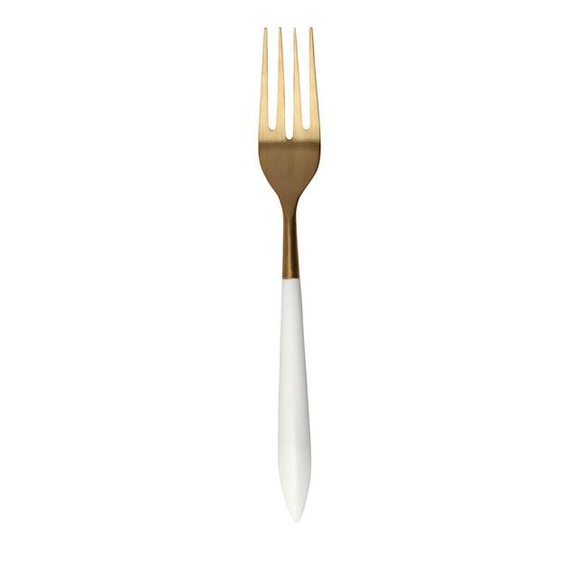 VIETRI Ares Oro and White Serving Fork