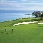 Golfing