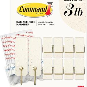 Command Mixed Hooks Pack, Vanilla Bean, 10/Pack (VBMHP-10ESF)