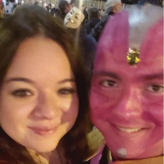 Wanda and Vision for Halloween 2019