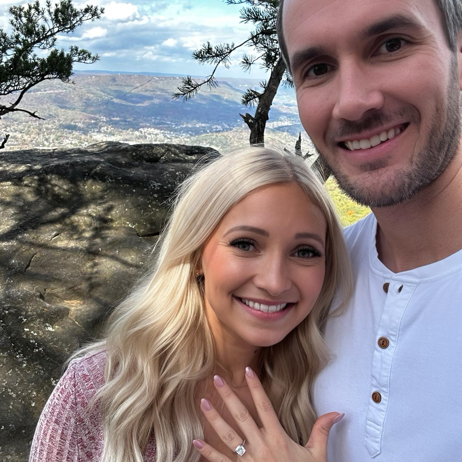 The day we got engaged!