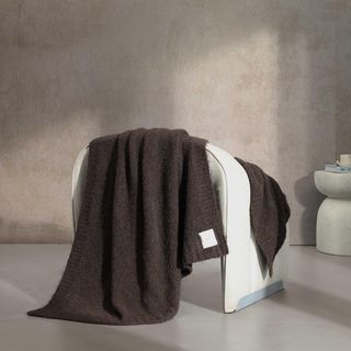Knitted Spandex Reversible Throw Blanket