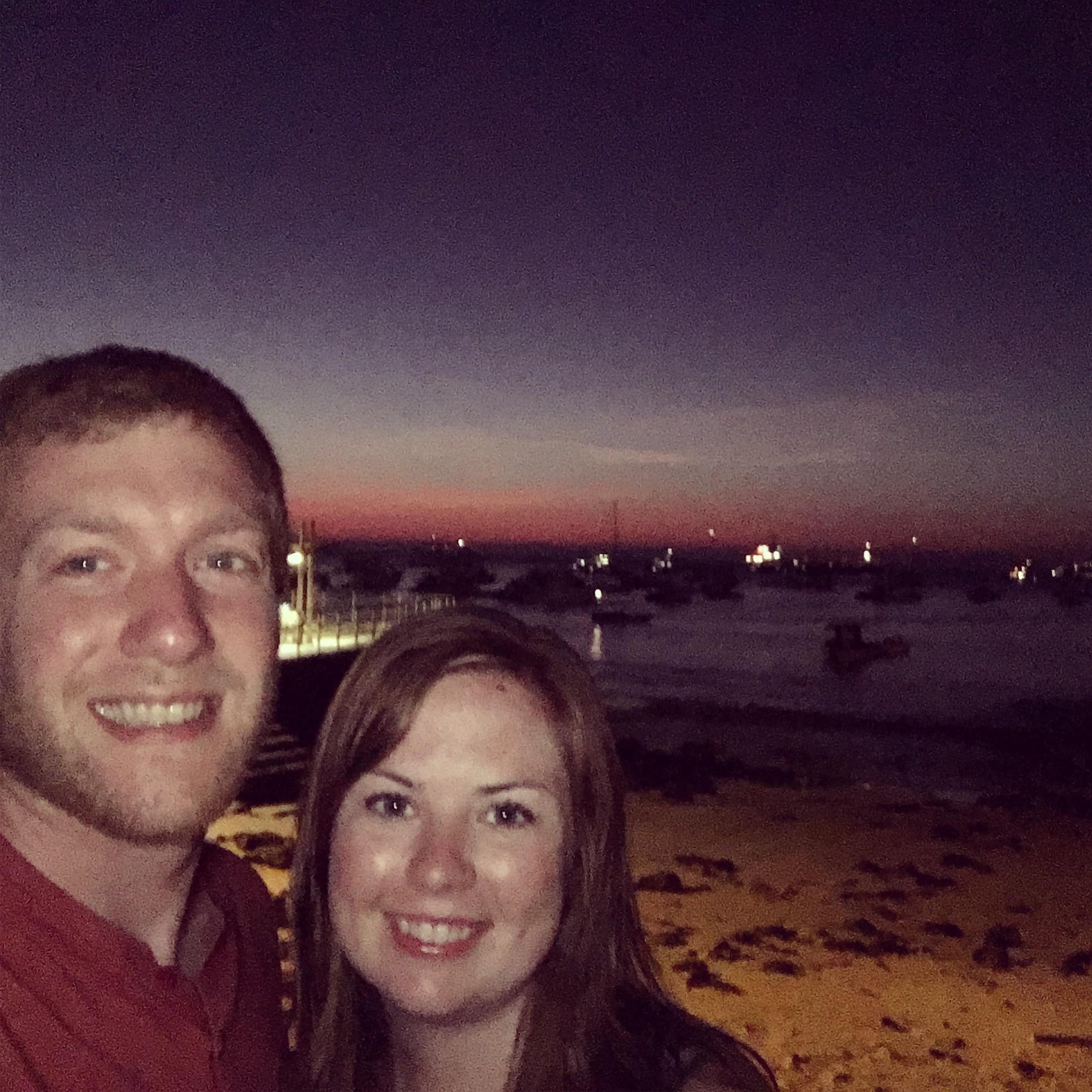 Sunset in the Galapagos.
