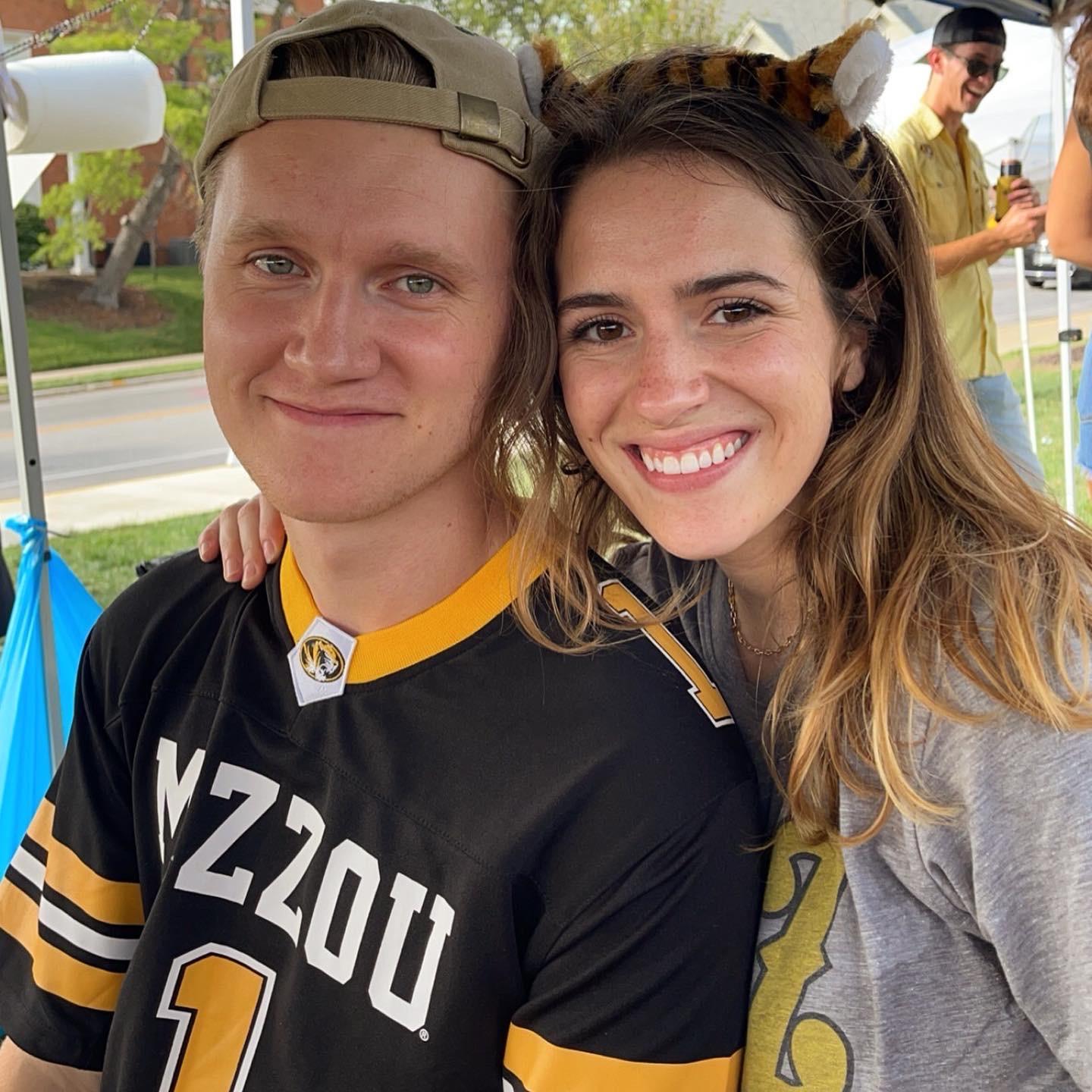 our first Mizzou Homecoming as alum together in 2021!