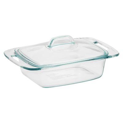 Pyrex Easy Grab 2qt Glass Casserole Dish with Lid