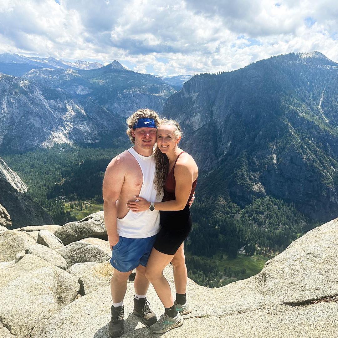 Enjoying the top of Upper Yosemite Falls