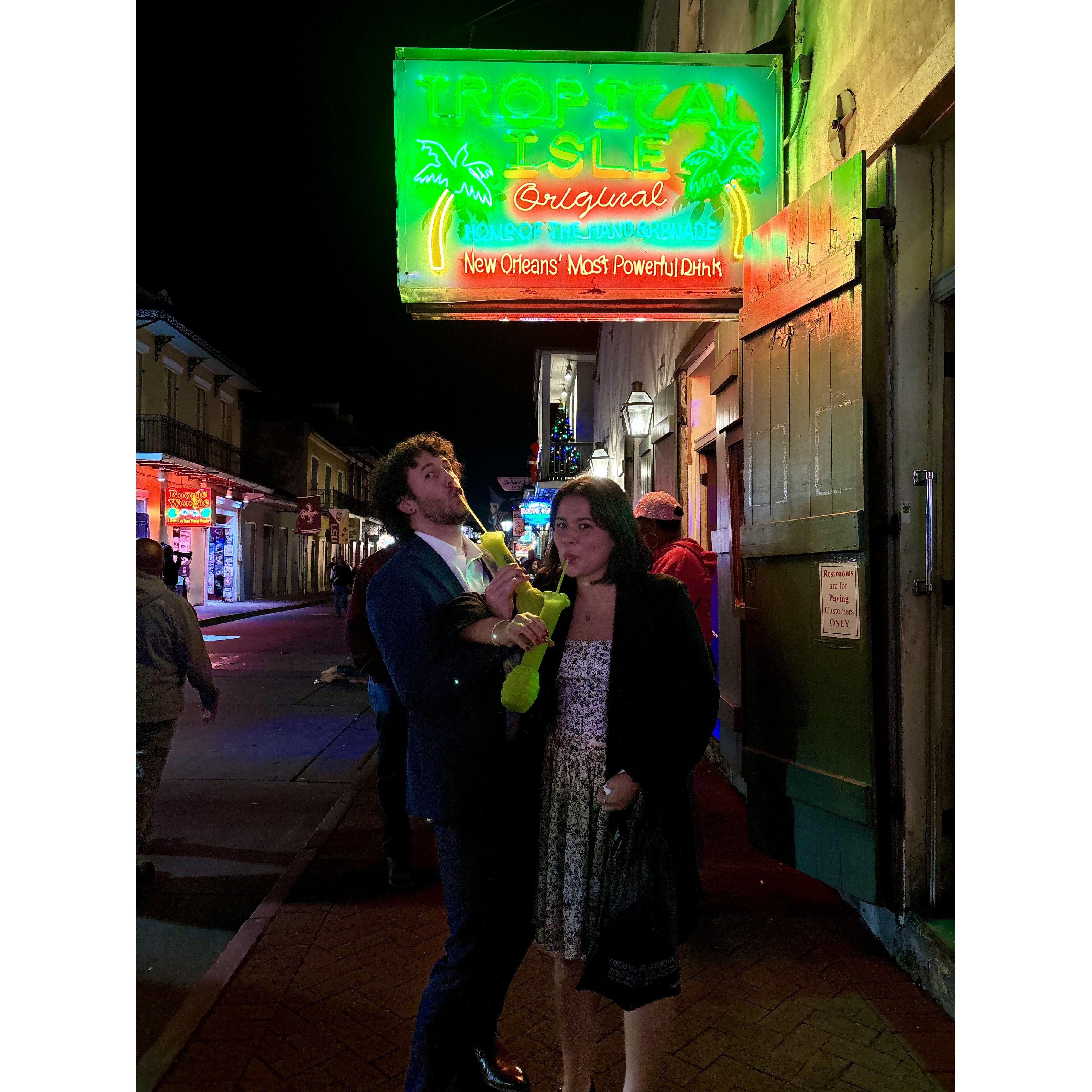 Hand Grenades in New Orleans