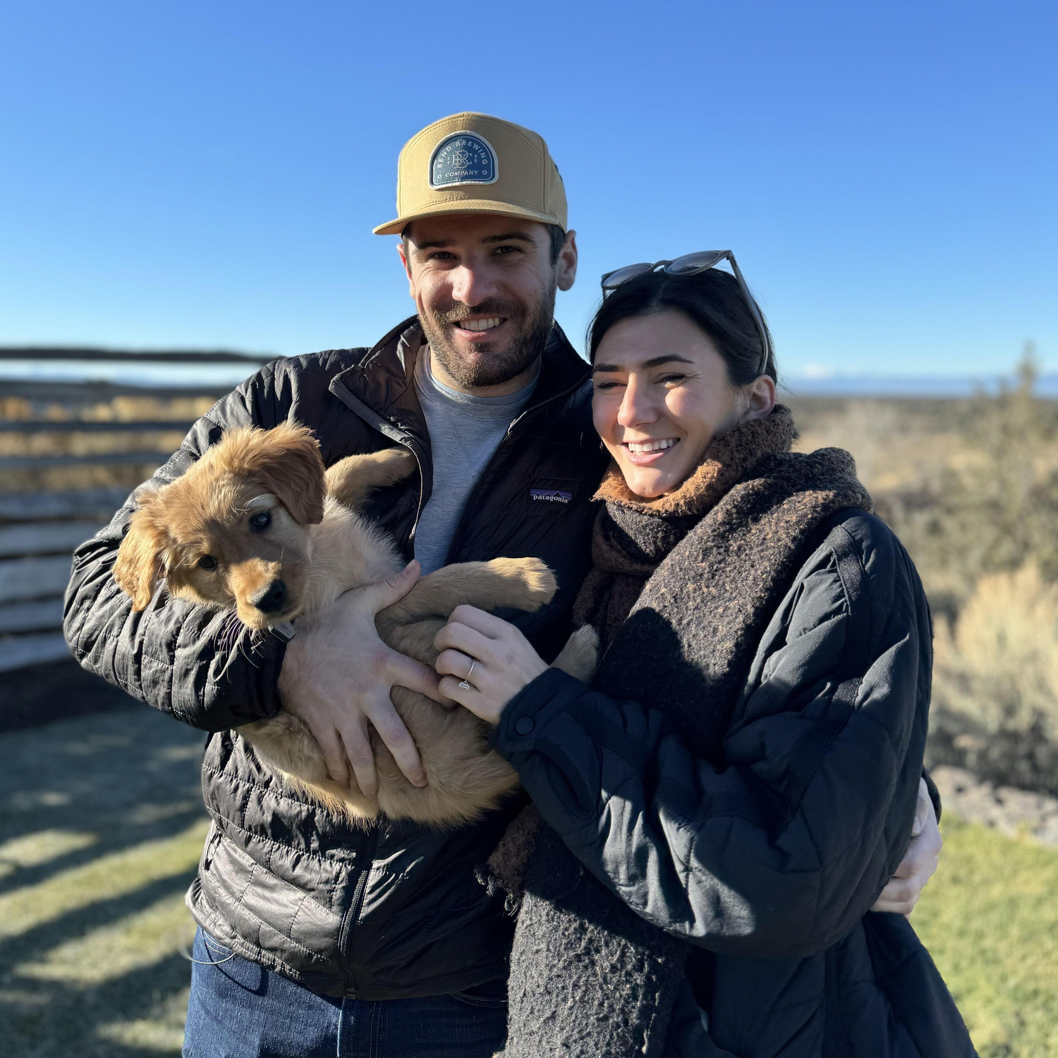 Our little fam of three!