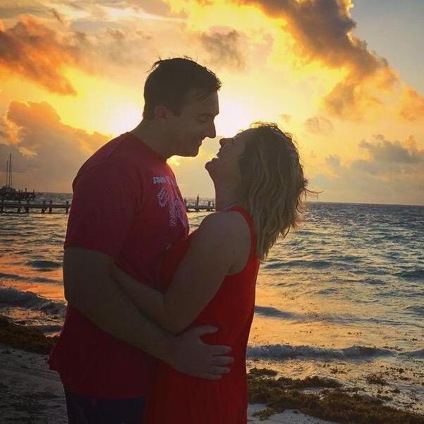 Enjoying the sunrise over the Gulf of Mexico