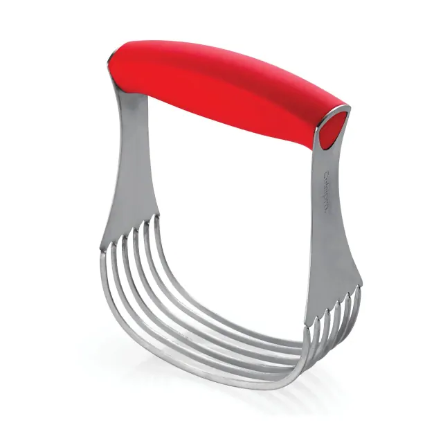 Cuisipro 5.25 Inch Deluxe Pastry Blender, Red
