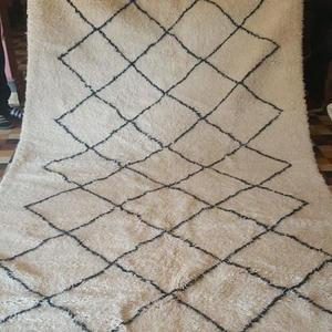 Gorgeous Authentic soft Beni Ourain Rug Handmade 100% Natural Wool,  Berber Beauty Beni Ourain Teppish