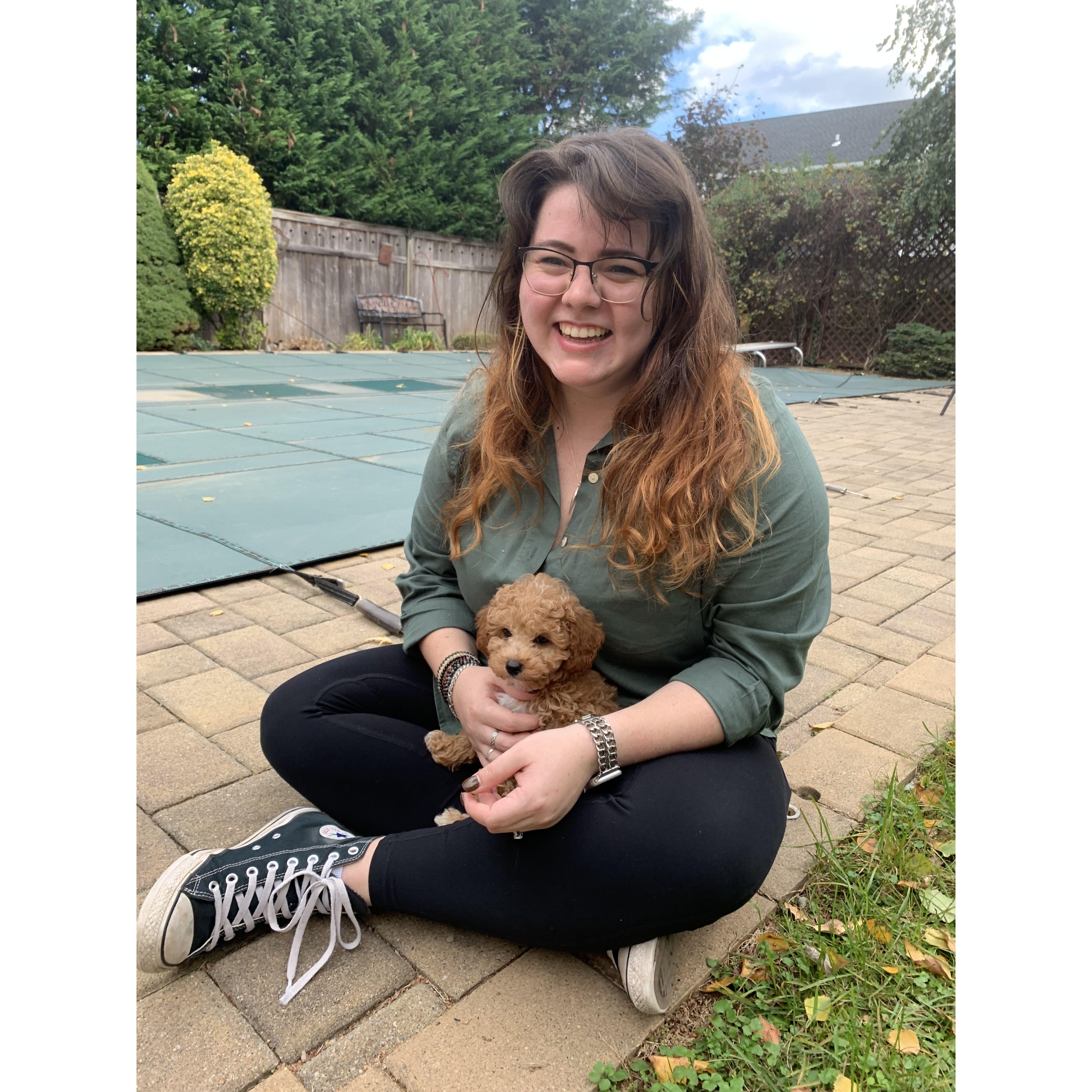 Lauren's First Picture with Wes - October 2021