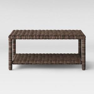 Monroe Wicker Rectangle Patio Coffee Table - Threshold™