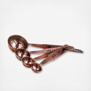 Urban Farm Hammered 4-Piece Measuring Spoon Set