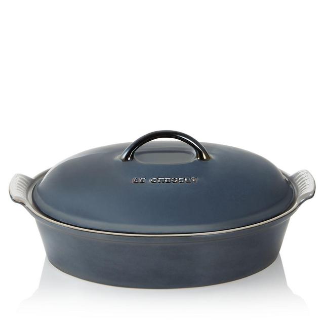 Le Creuset Black Metallic 4 Qt. Covered Oval Casserole - 100% Exclusive