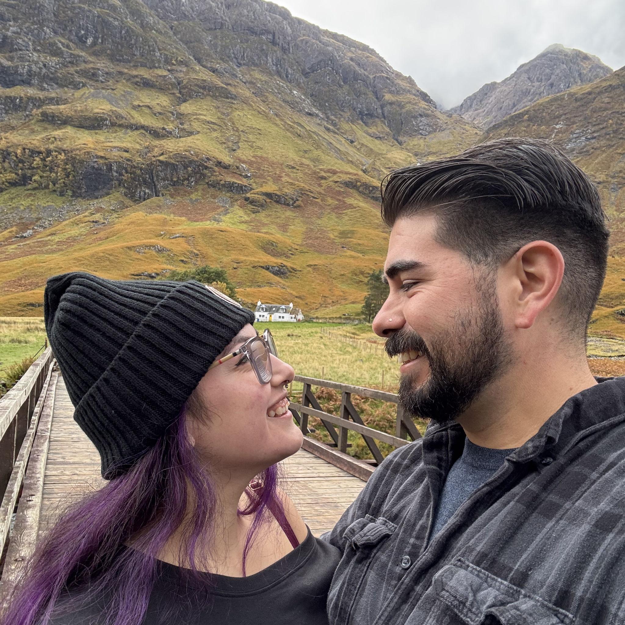 Newly engaged, Glencoe, Scotland 2024