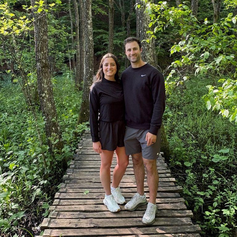 Hiking through Plitvice Lakes National Park in Croatia
