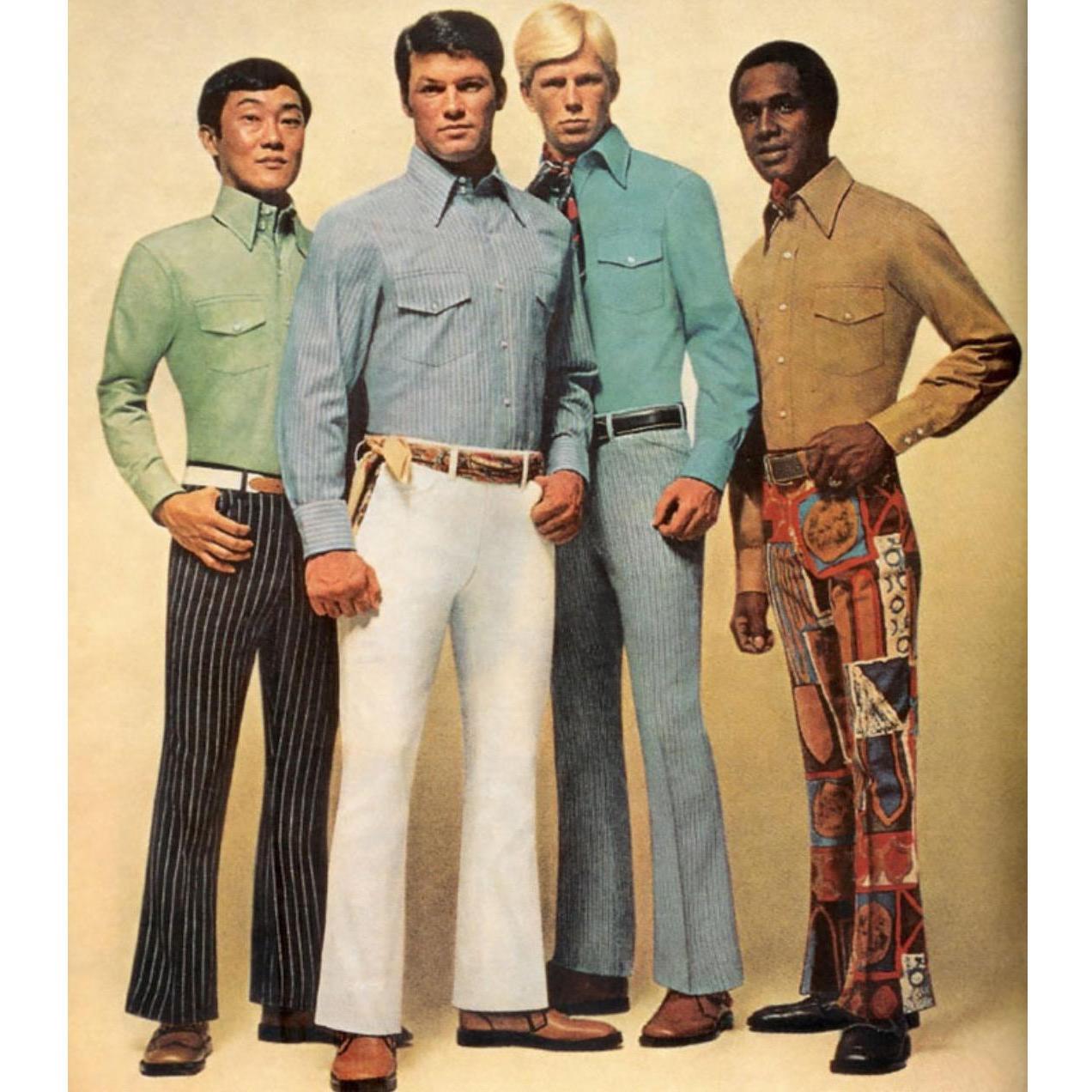 These guys look kind of square but check out those pants on the right!