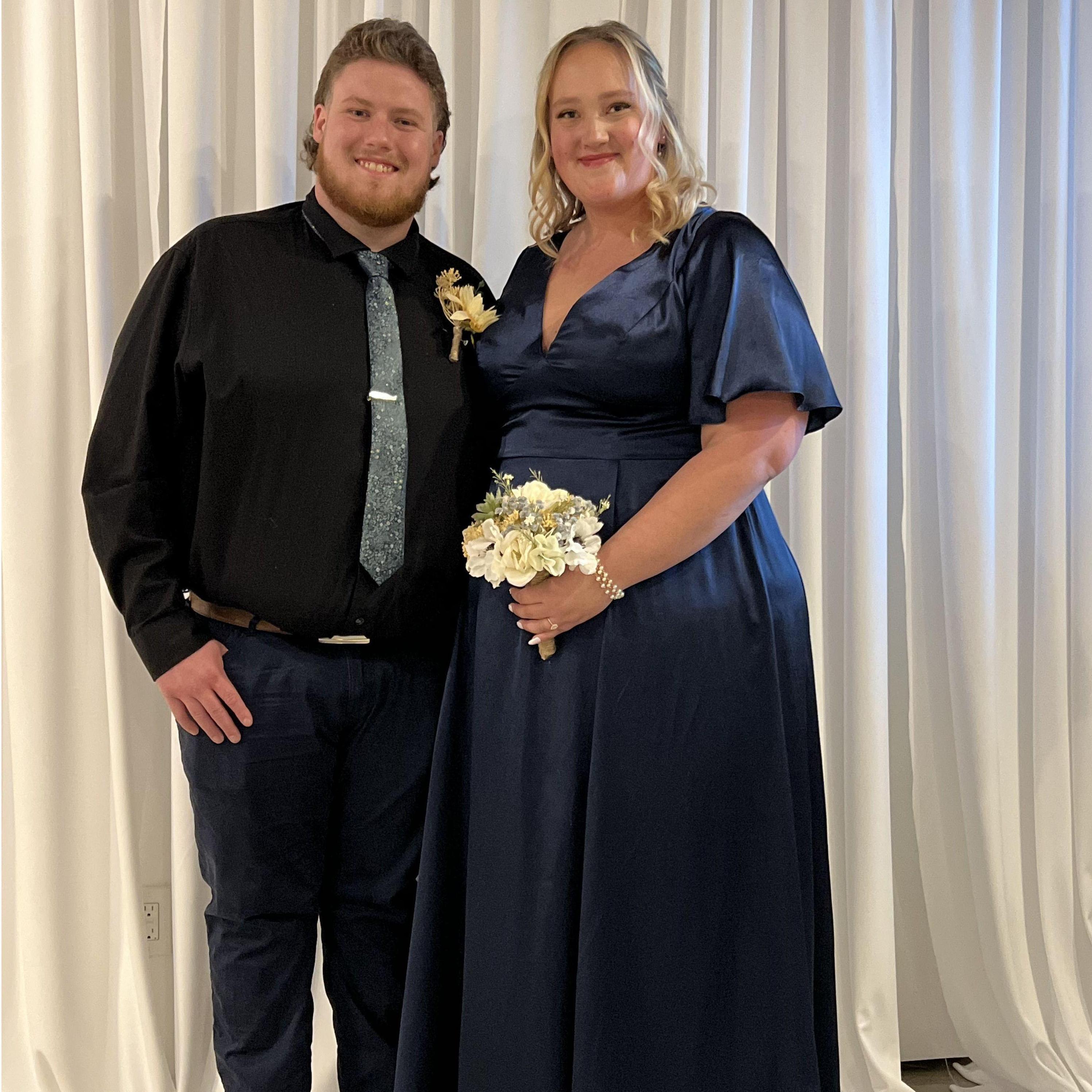At Kennedy's Father and Step-Mother's Wedding
