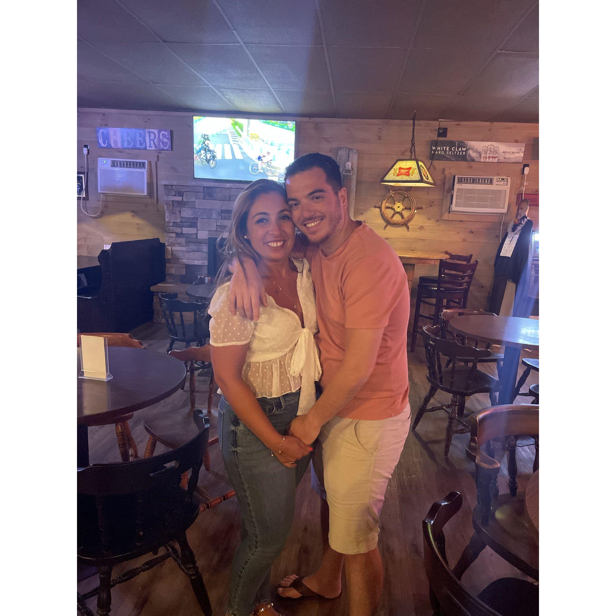The night we first said "I love you".