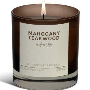2 Mahogany Teakwood Candles
