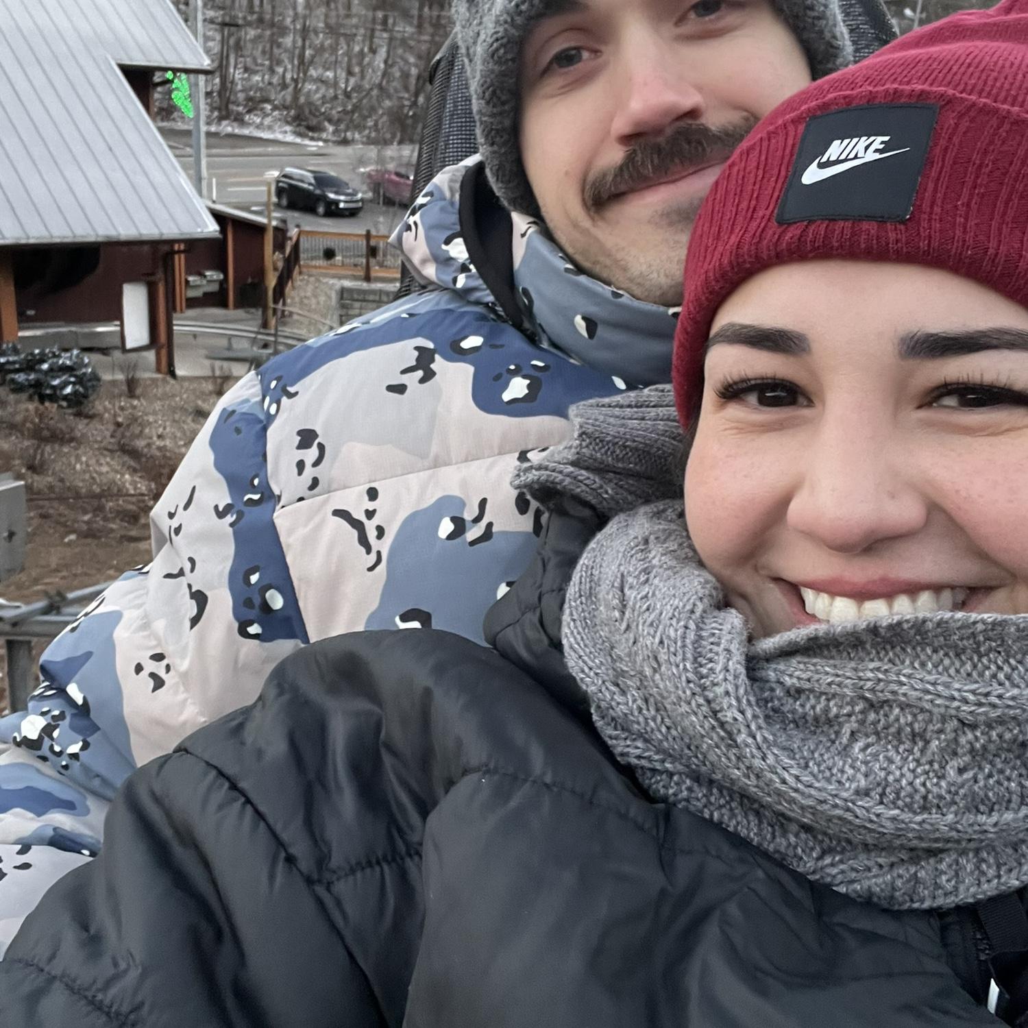 Jan 18th Bryce flew to TN and rode on his first and shall we mention… the longest mountain coaster! It was 17° but that didn’t us!