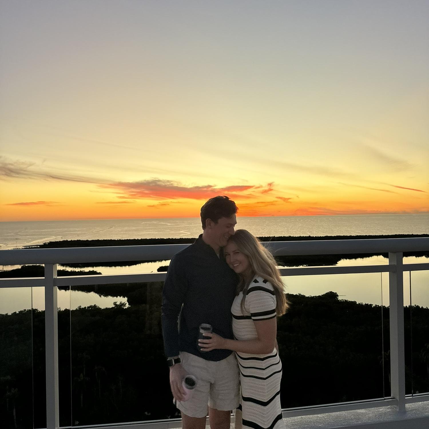 Our first trip to Naples, FL together- where we would get engaged a year later!