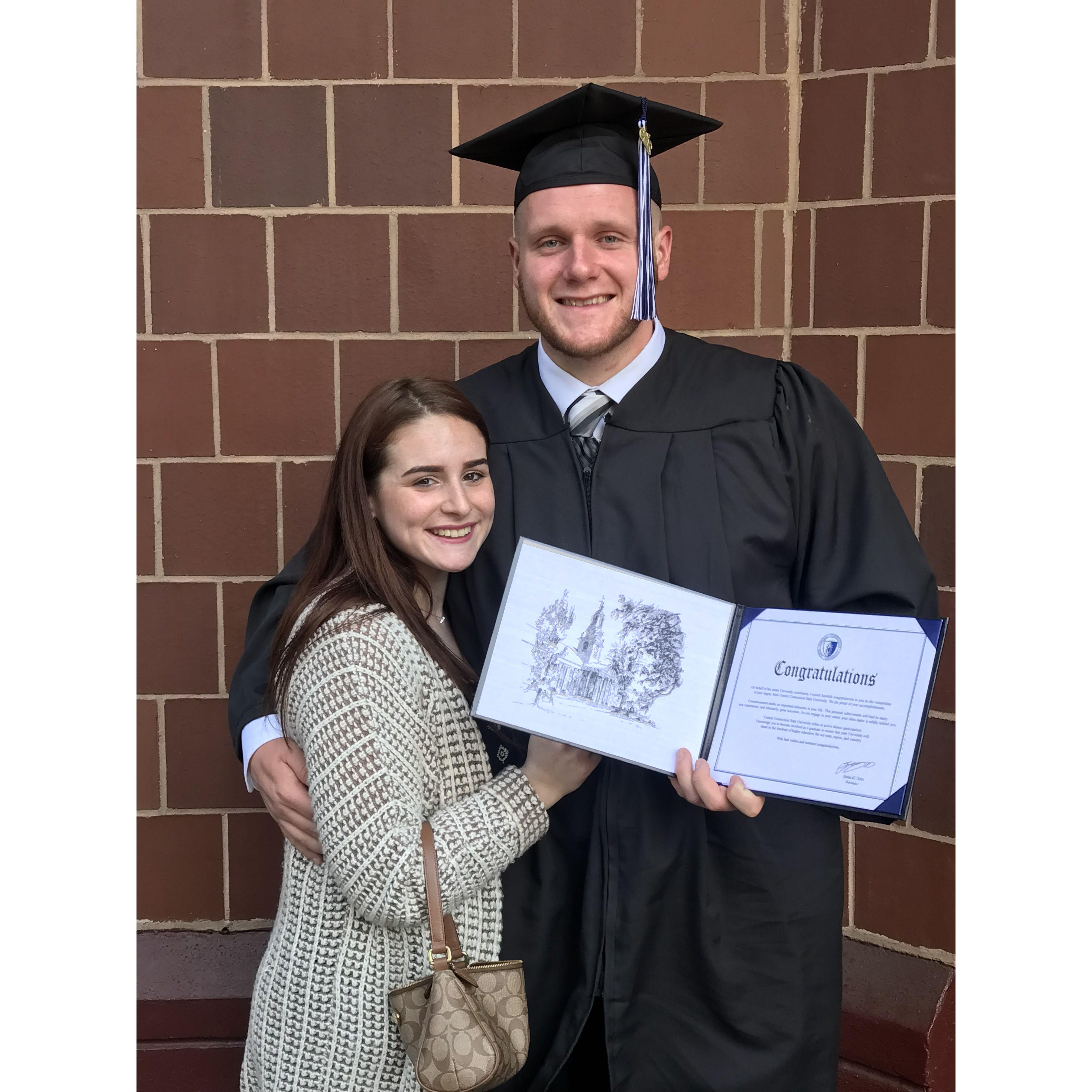 Blake's Graduation from CCSU