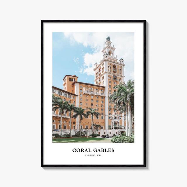 Coral Gables Print, Coral Gables Photo Poster, Coral Gables Travel Wall Art, Coral Gables Map Print, Coral Gables Photography, Florida, USA