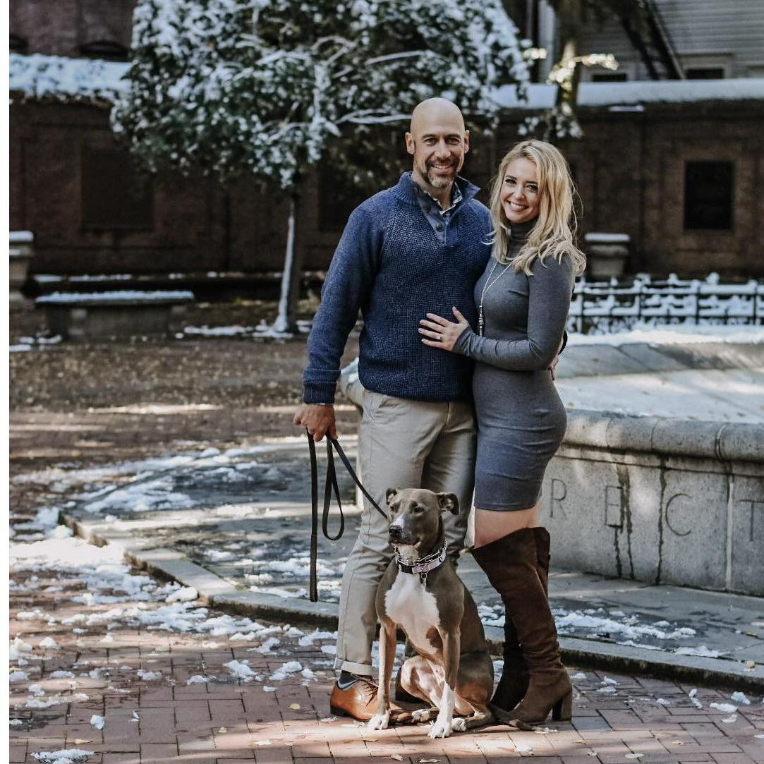 Engagement photos with our crazy Lola ❤️