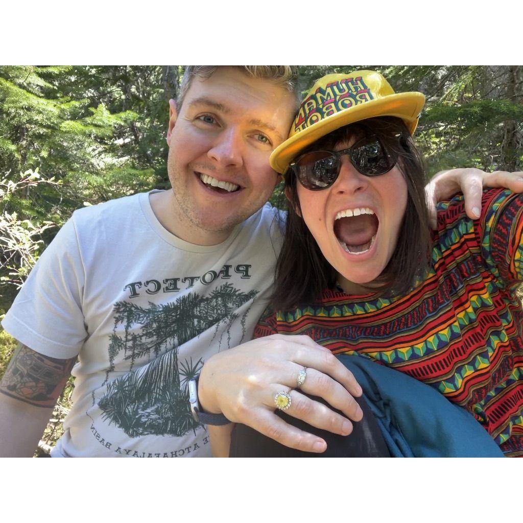 Right after Will proposed!