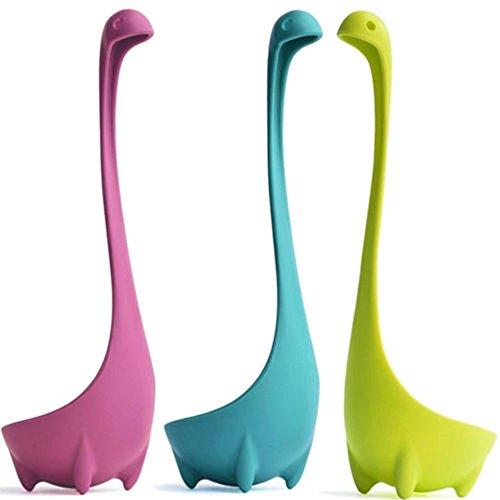MY HOPE 3 Pcs./Set Dinosaur Spoons Soup Loch Ness Monster Ladle Kitchen Spoon Supplies