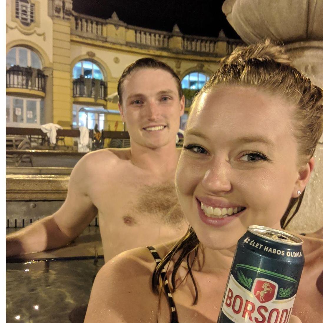 Szechenyi Thermal Baths, Budapest, Hungary- October 2019