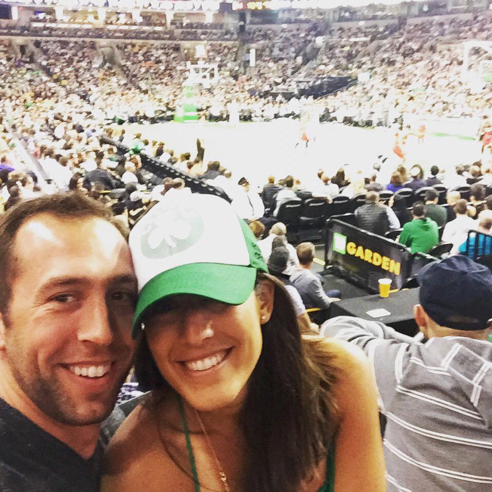 Celtics game with Dulcie and Thomas
