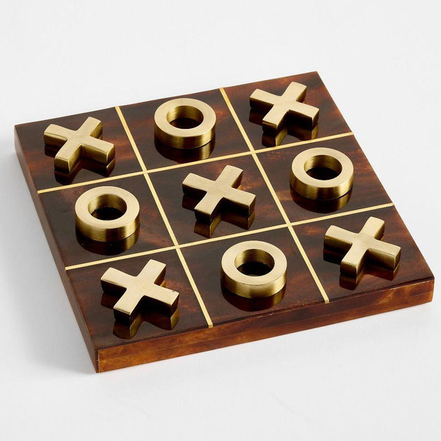 Horn Resin Tic Tac Toe